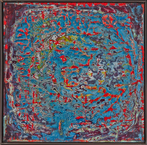 Irene Laksine oil painting 
40 x 40 cm  153/4 x 153/4 ins
Ref 43